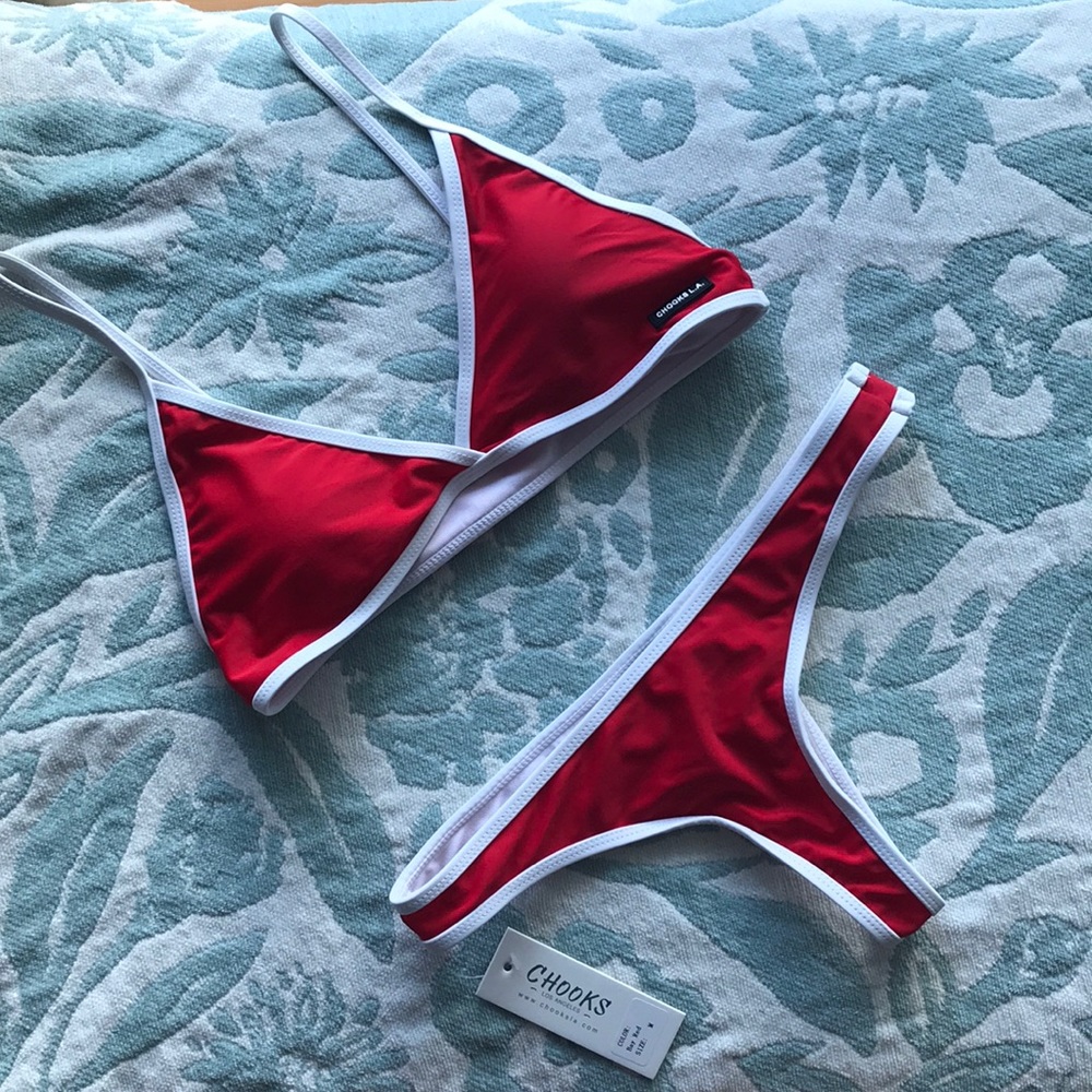 ChooksLA Red Bikini Set
